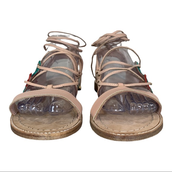 Kate Spade Cactus Lace Up Sandals 7.5 - Picture 2 of 5